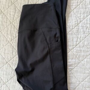 90 Degree By Reflex Jet Black Leggings